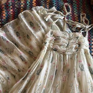 In Loom Floral Dress with pockets